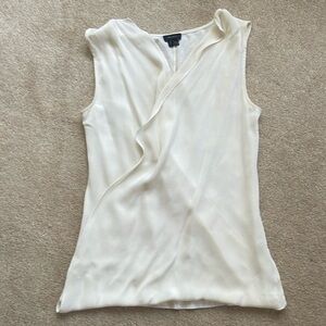 Theory cream dress sleeveless top